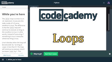 Codecademy Python Answers: Loops / Learn Python with Codecademy