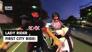 Lady Riders First City Ride Yamaha Fazzio X Tmx125 Scrambler Tomas Morato Qc