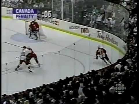 Fedorov Destroys Joe Sakic 1996 World Cup Of Hockey