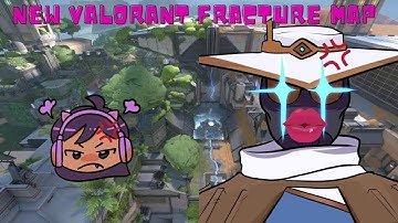NEW VALORANT FRACTURE  MAP # VALORANT #FUNNY #GAMERGIRL