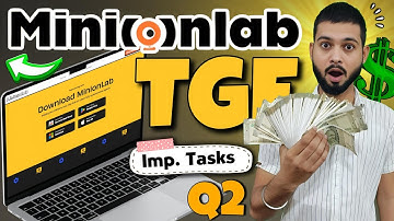 Minionlab Airdrop TGE Imp. Tasks