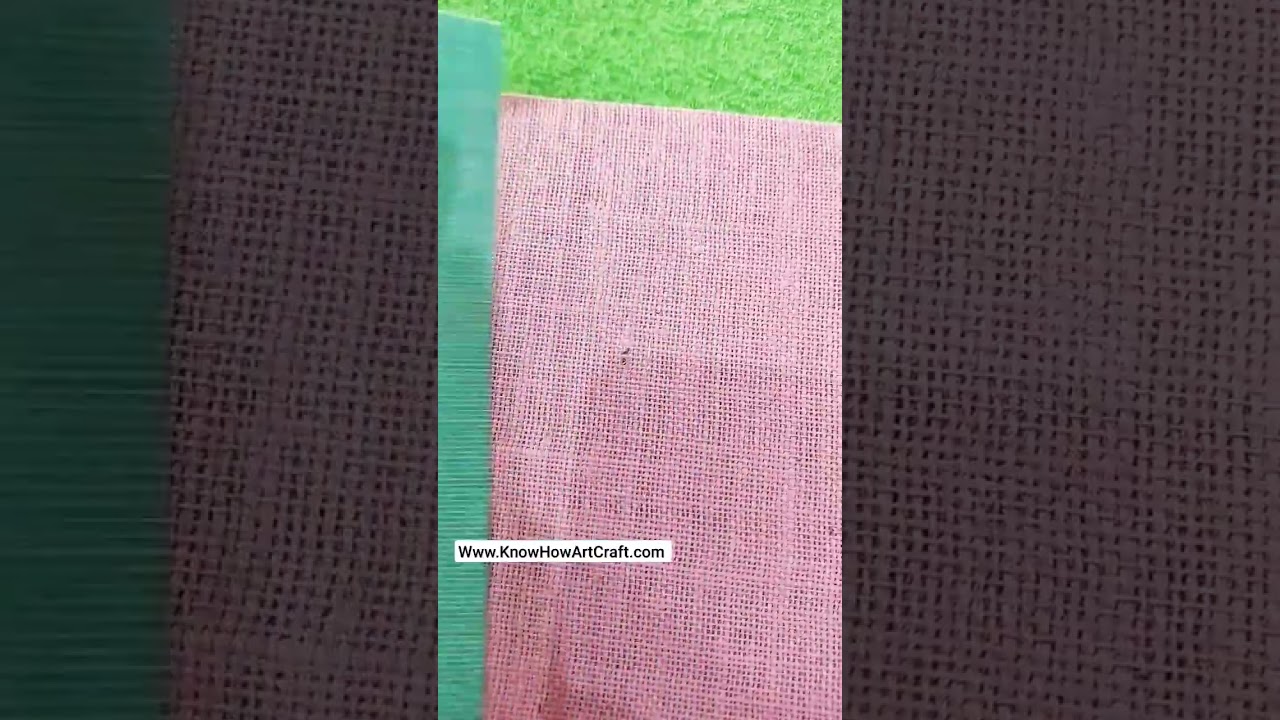 Jute cloth colored - a4 size and 1 meter -for craft purposes