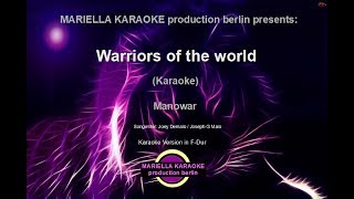 Manowar   Warriors of the world (Karaoke Version)