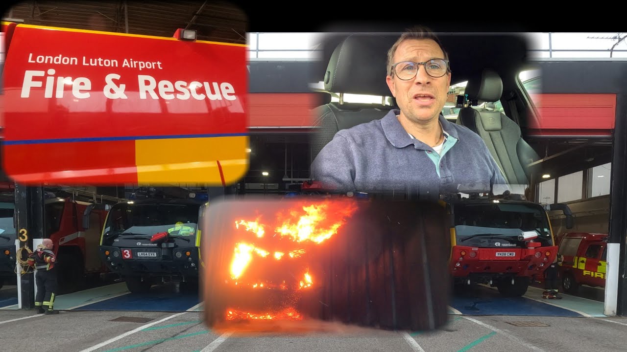 London Luton Airport Fire & Rescue Service training day