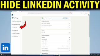 How To Hide Activity on LinkedIn