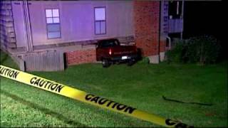 Pickup Truck Crashes Into Gladstone Apartment