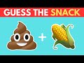 Guess the snack by emoji   emoji quiz challenge 2024