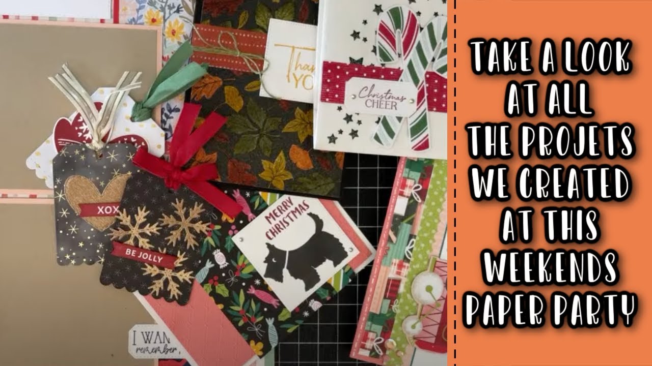 All The Crafty Projects From The Paper Party YouTube