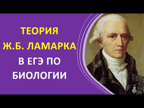 2. Теория Ж.Б. Ламарка в ЕГЭ по биологии
