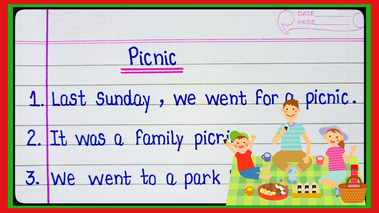 10 Lines Essay On Picnic In English/Essay On Picnic/Picnic Essay/Essay ...
