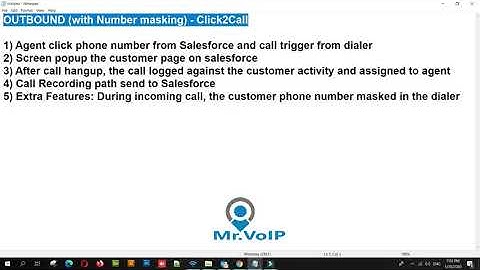 Salesforce CTI 3CX Integration with number masking