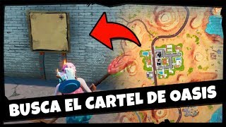 busca la senal del mapa del tesoro de oasis palmeras fortnite battle royale - cruce chatarra fortnite mapa temporada 8