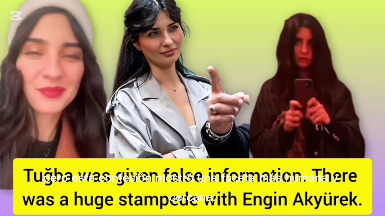 Tuba Büyüküstün: “Me enamoré muy joven” – La sorprendente confesión de la actriz #enginakyürek 