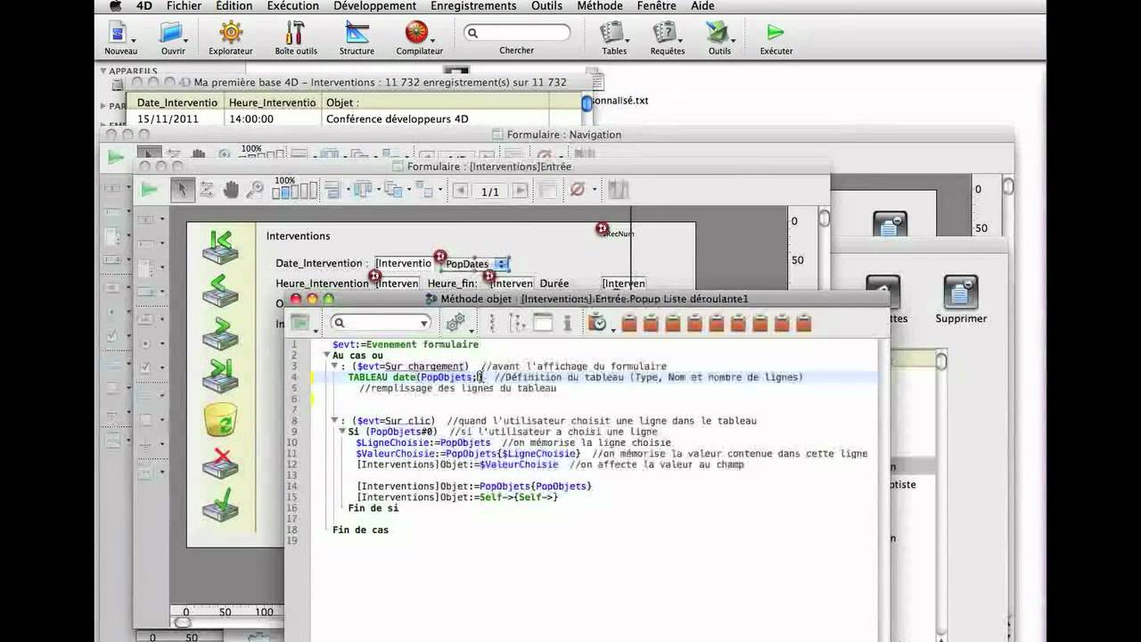 Autoformation 4D v13 : Tableaux, popup & listbox - YouTube