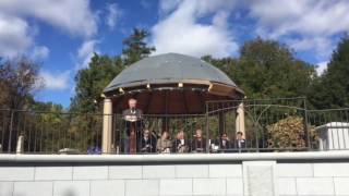 President of Lowell Cemetery Board of Trustees, James Latham speaks at the Columbarium dedication @l