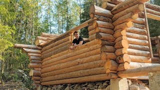 Log Cabin Windows Done using Simple Hand Tools | 17 | - One Man Traditional Log Cabin series by Erik Grankvist 691,991 views 3 years ago 26 minutes