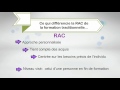 Diffrence entre rac et formation traditionnelle