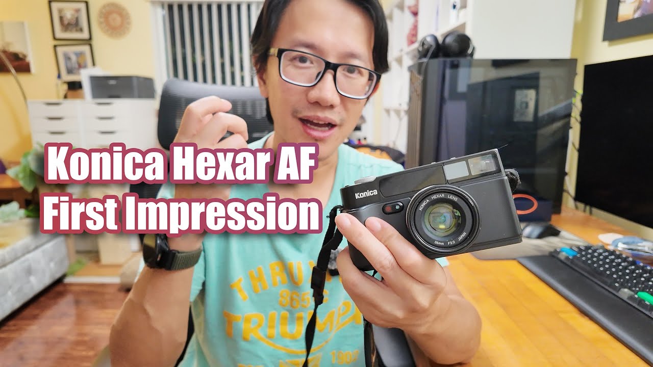 Konica Hexar AF Point & Shoot 35mm Film Camera First Impression