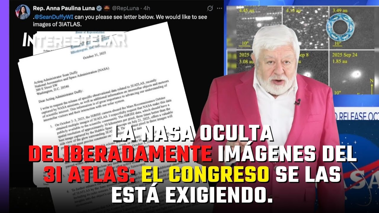La NASA oculta imágenes del 3I ATLAS: El CONGRESO se las está EXIGIENDO | INTERESTELAR