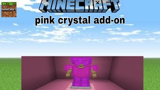 Pink crystal add-on in Minecraft PE. screenshot 3