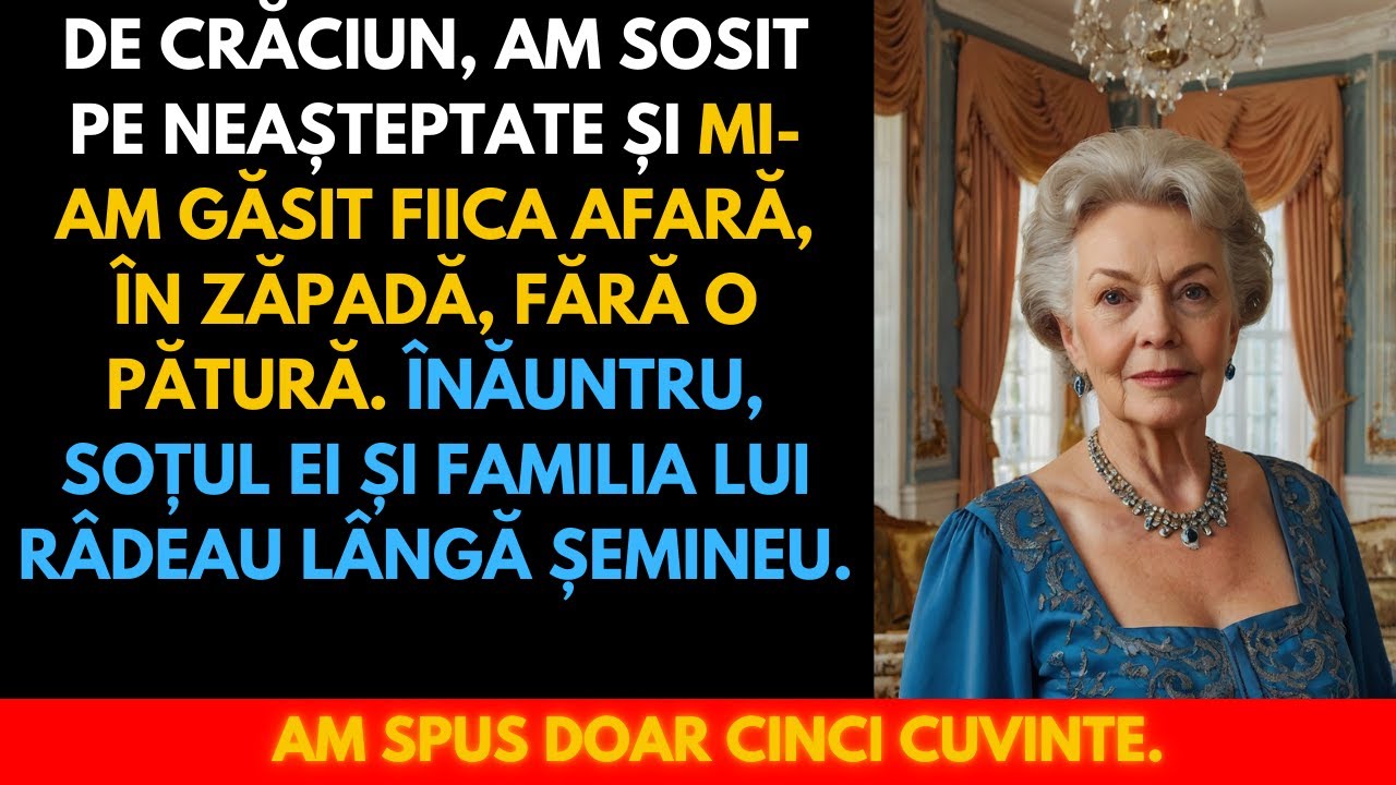 Mi-am Găsit Fiica Tremurând în Zăpadă, În Timp ce Familia Soțului Râdea la Gura Sobei