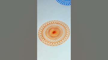 Relaxing Spiral Pattern #shorts #spirograph #satisfying #pattern #asmr  #art #viral #drawing