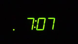Digital Alarm Clock Time Lapse with Clock Sounds | Creative Commons Royalty Free Stock Clip