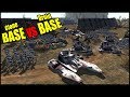 CLONE ARMY BASE vs DROID ARMY BASE - Men of War: Star Wars Mod Battle Simulator