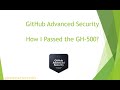 How I Passed the GitHub Advanced Security (GH-500) Exam in 2026 🎙️✨