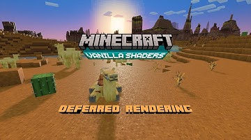 Updated Vanilla PBR v1.1 texture pack (deferred rendering) for Minecraft Beta & Preview - 1.20.40.20