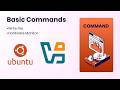Ubuntu Server's Basic command - Part2