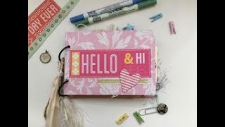 Binder Ring Junk Journal / Scrapbook using Jenofeve Designs - DT