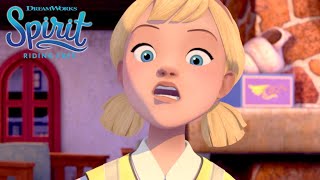 Cracking the Case of the Window Breaker | SPIRIT RIDING FREE | Netflix