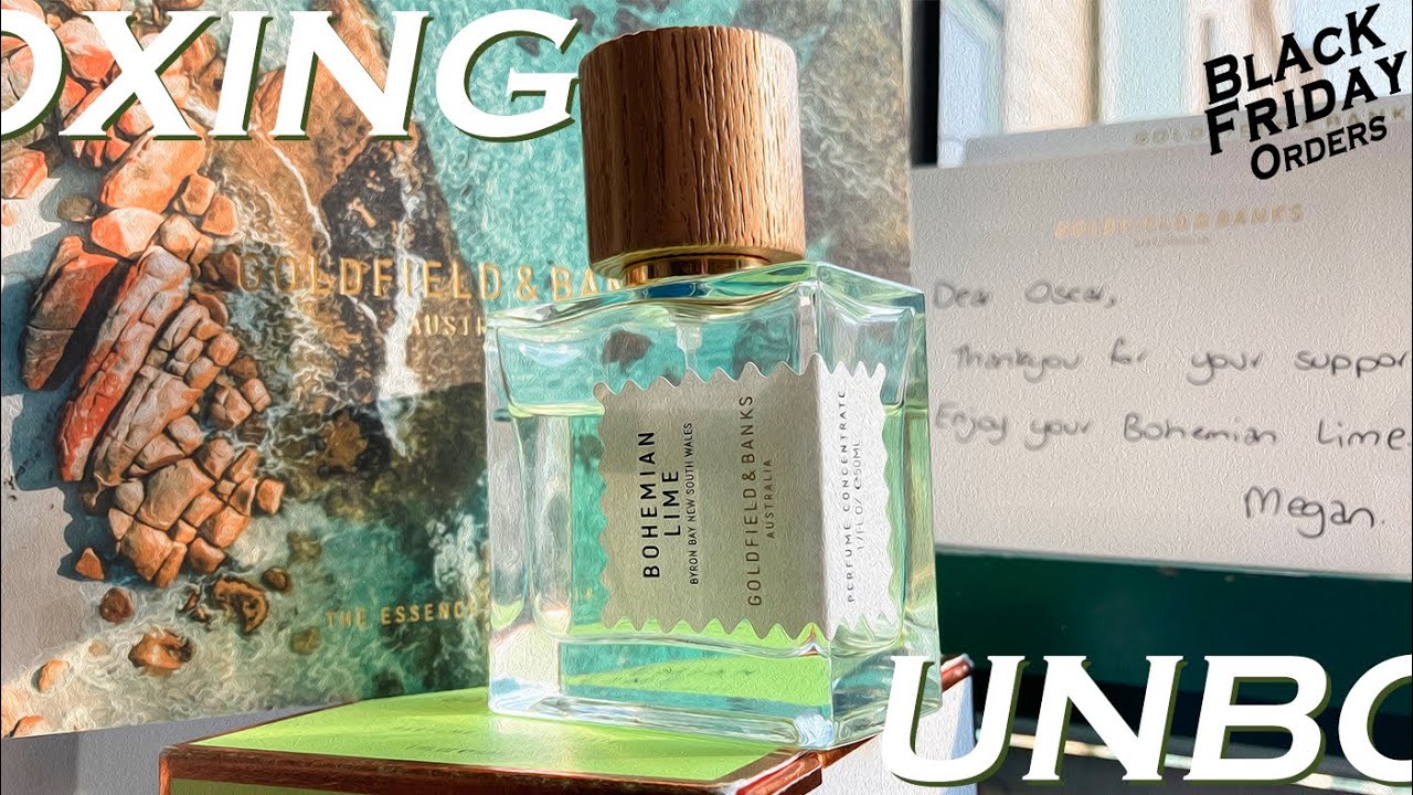 4K開箱] Unboxing Goldfield & Banks - BOHEMIAN LIME 50ML