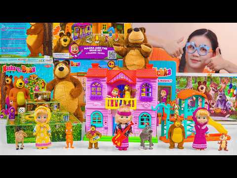 Satisfying Unboxing: Masha and The Bear Villa & Race to the Tree House Game | 97 Minutes ASMR 🐻