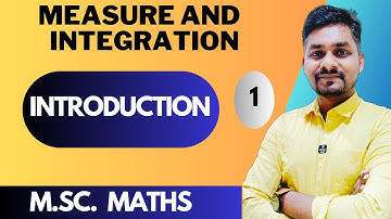 | Measure and  Integration | Introduction | For|  MSc Maths | By Krishna Singh ✍️✍️