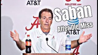 Nick Saban Press Conference after 59-31 victory over Ole Miss