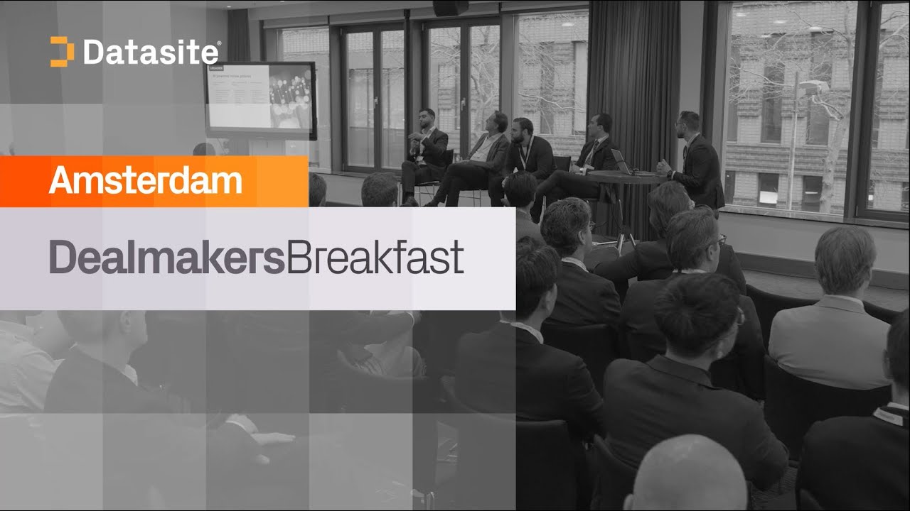 Datasite Amsterdam Dealmakers Breakfast: M&A Virtual Data Room (VDR ...