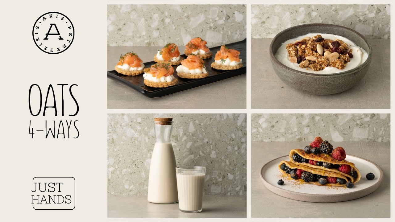 4 рецепта с овсом | Акис Петретзикис