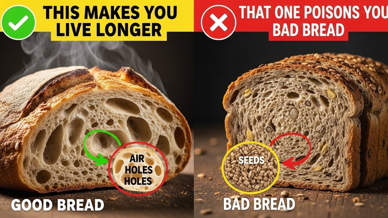 Over 60? 4 DANGEROUS Breads You Should NEVER Eat & 4 You MUST Eat Daily | Senior Health Tips