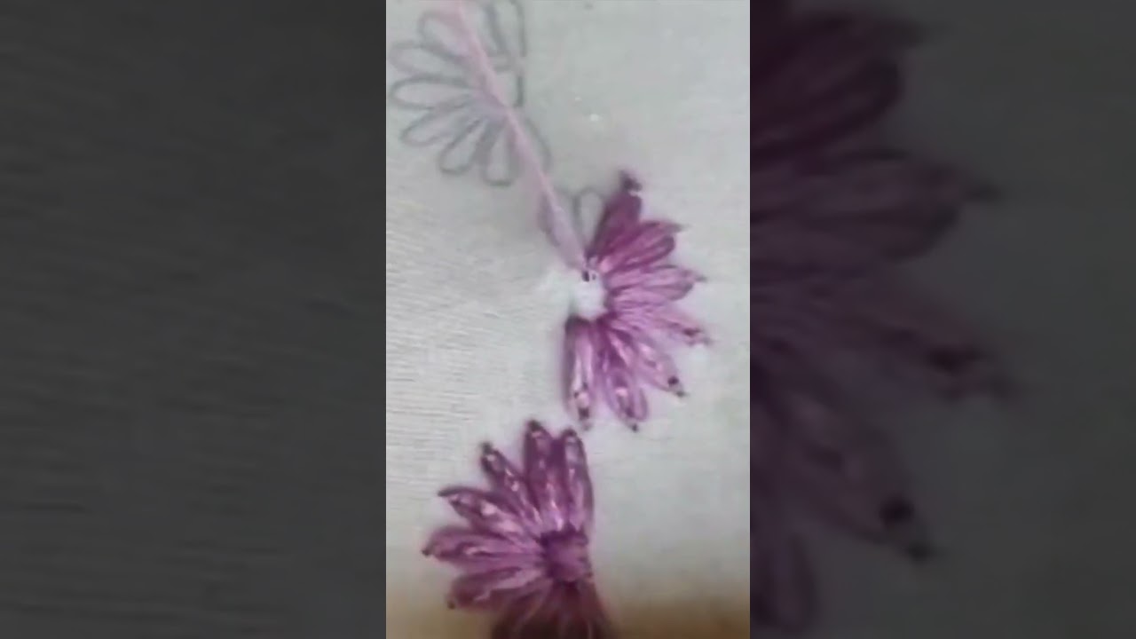 Lazy Dazy tanka, lazy Dazy flower embroidery 