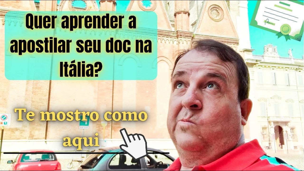 Como Apostilar Meu Documento Na It lia Aprenda Aqui YouTube