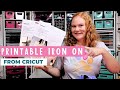 How to Use Cricut Printable Iron-On (including wash tests!)