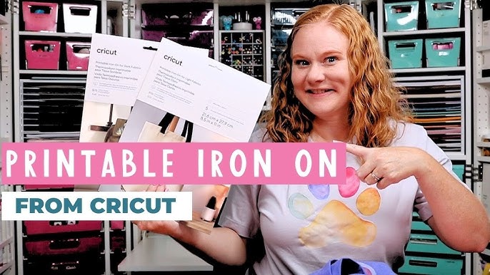 Cricut Printable Light Fabric Iron-On for Cutting Machines