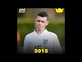 Evolution of phil Foden