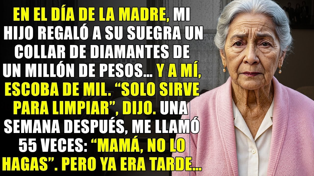 “Solo sirves para barrer”, me dijo mi hijo al darme una escoba por el Día de la Madre  Y entonces