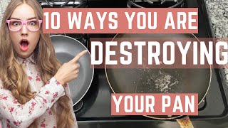 10 nonstick pans mistakes (10 Ways you are Ruining you Nonstick Pans) by BEST UK REVIEWS 330 views 1 year ago 7 minutes, 13 seconds