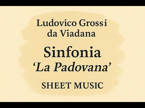 Sinfonia 'La Padovana' (arr. for Double Clarinet Quartet) - Ludovico Grossi da Viadana