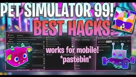 Pet Simulator 99 OP Farm Script: FAST Auto Farm l EGG Hatch l MOBILE!