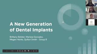 Value Proposition 1 Team 8: Novel Dental Implant